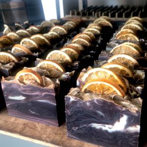 Chocolate orange natural soap bars from the soap people