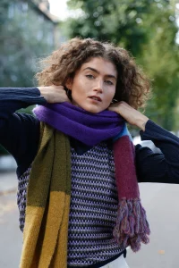 Knitted layers of clothing for a wellbeing winter