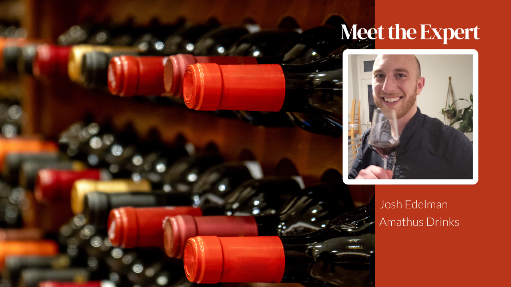Josh Edelman expert in vegan and biodynamic wines from Amathus Drinks