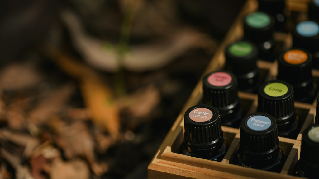 Essential oils showing ideas for winter wellness