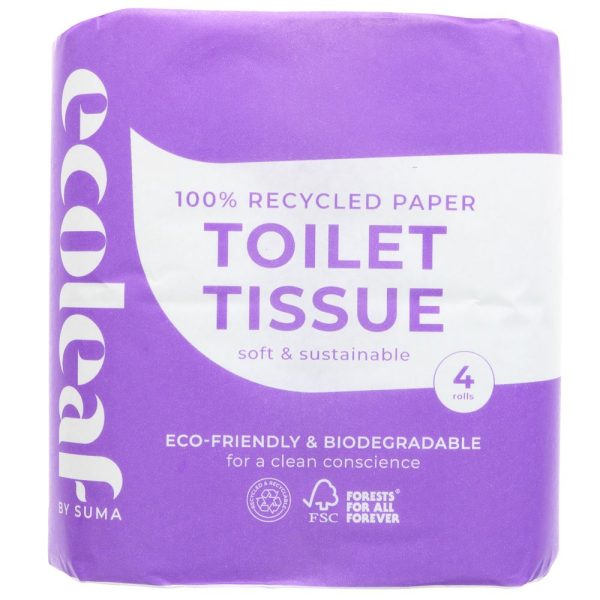 Ecoleaf Toilet Roll 4 pack